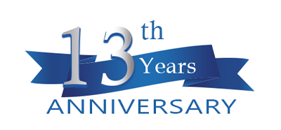 Sivasoft 13th Anniversary Logo
