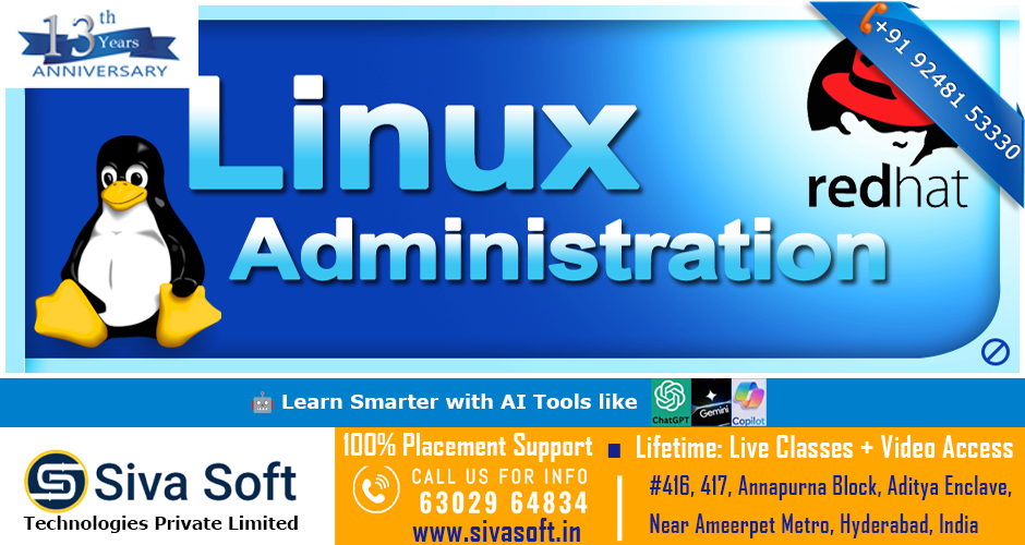 Classroom Linux Administration Training Course in Ameerpet Hyderabad India