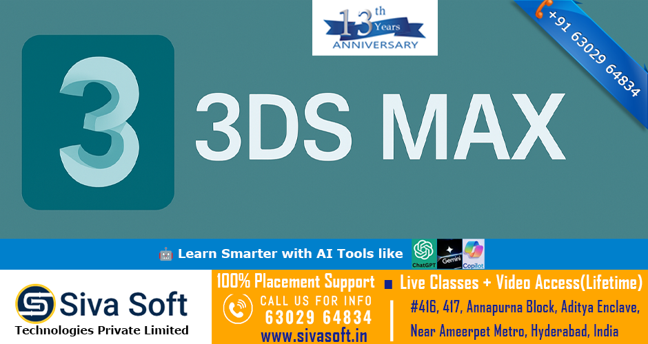 Online 3DS MAX Training Course in Ameerpet Hyderabad India