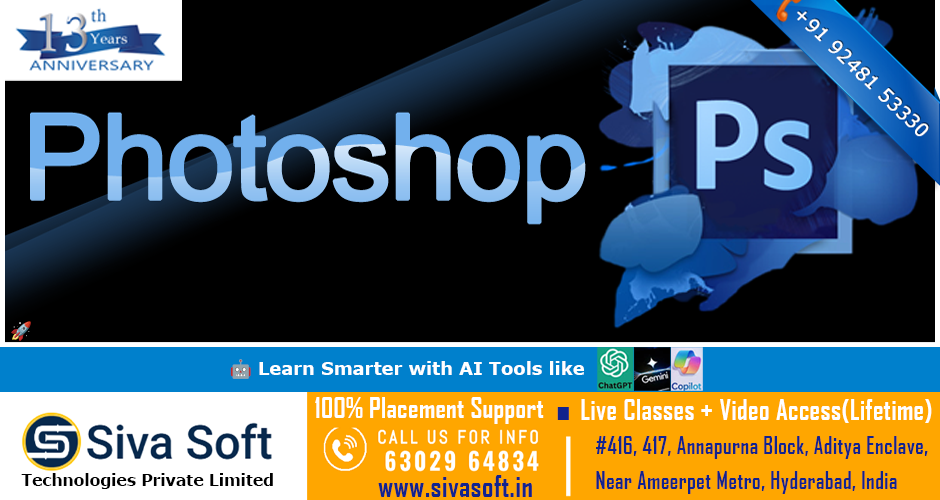Online Photoshop with AI Training Course in Ammeerpet Hyderabad India