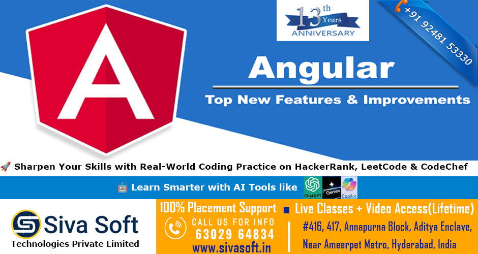 Online Web Designing Angular Training Course in Ameerpet Hyderabad India